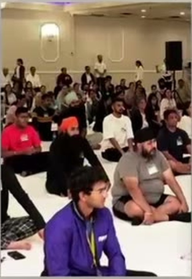 Participants seated during the program